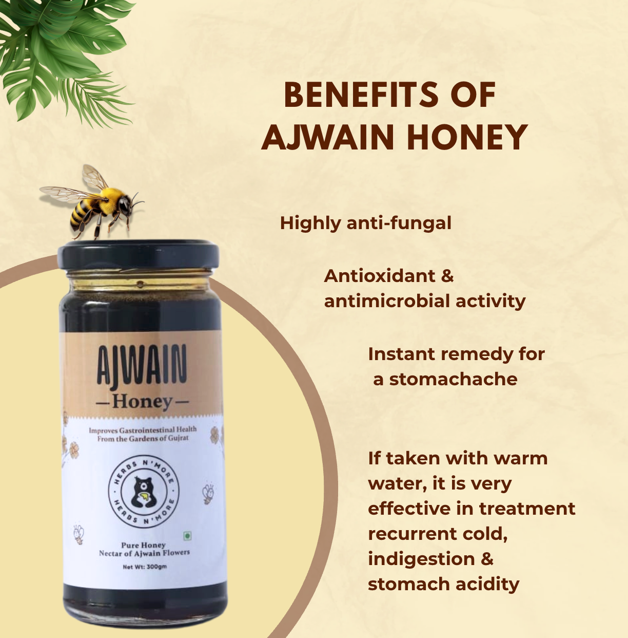 Ajwain Honey – Gut-Friendly Herbal Sweetness